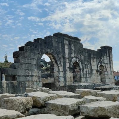 Prusias ad Hypium Ancient City stone gate remains