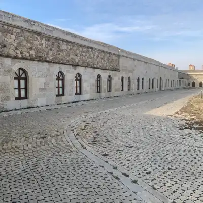 Hidirlik Tabyasi Balkan History Museum stone wall and corridor