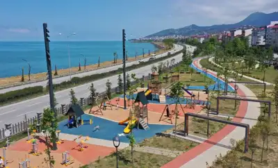 Millet Bahçesi kent parkında modern spor tesisleri