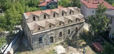 Aya Payana Kilisesi (Baniya Kilisesi) havadan genel görünüşü