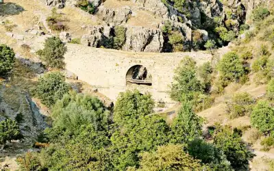 Cirimbolu Köprüsü ve Su Kemeri kemer detayı