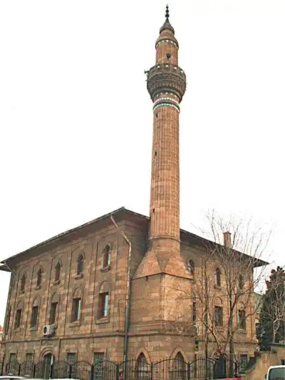 İplikçi Camii (Hacı Abdi Camii) detaylı minaresi ve cephe