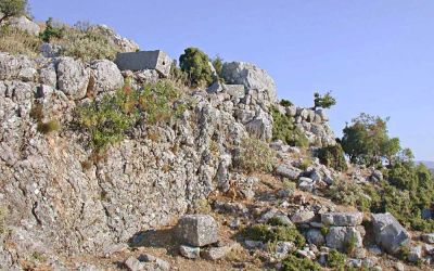 Kocaköy Harabesi dağlık bölge arkeolojik kalıntıları