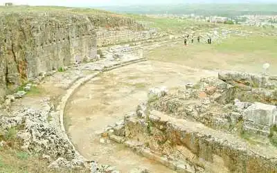 Kocaköy Harabesi vadide orman ve tepe manzarası