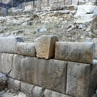 Timbriada Ancient City ancient stone wall structure