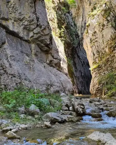 Yaka Kanyonu kristal berrak akarsuyunun aktığı bölüm
