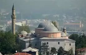 Yıldırım Bayezid Camii kubbe ve minare görünümü